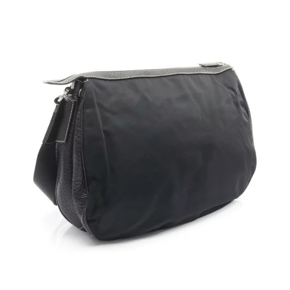 Prada Shoulder Black Bag Leather Black